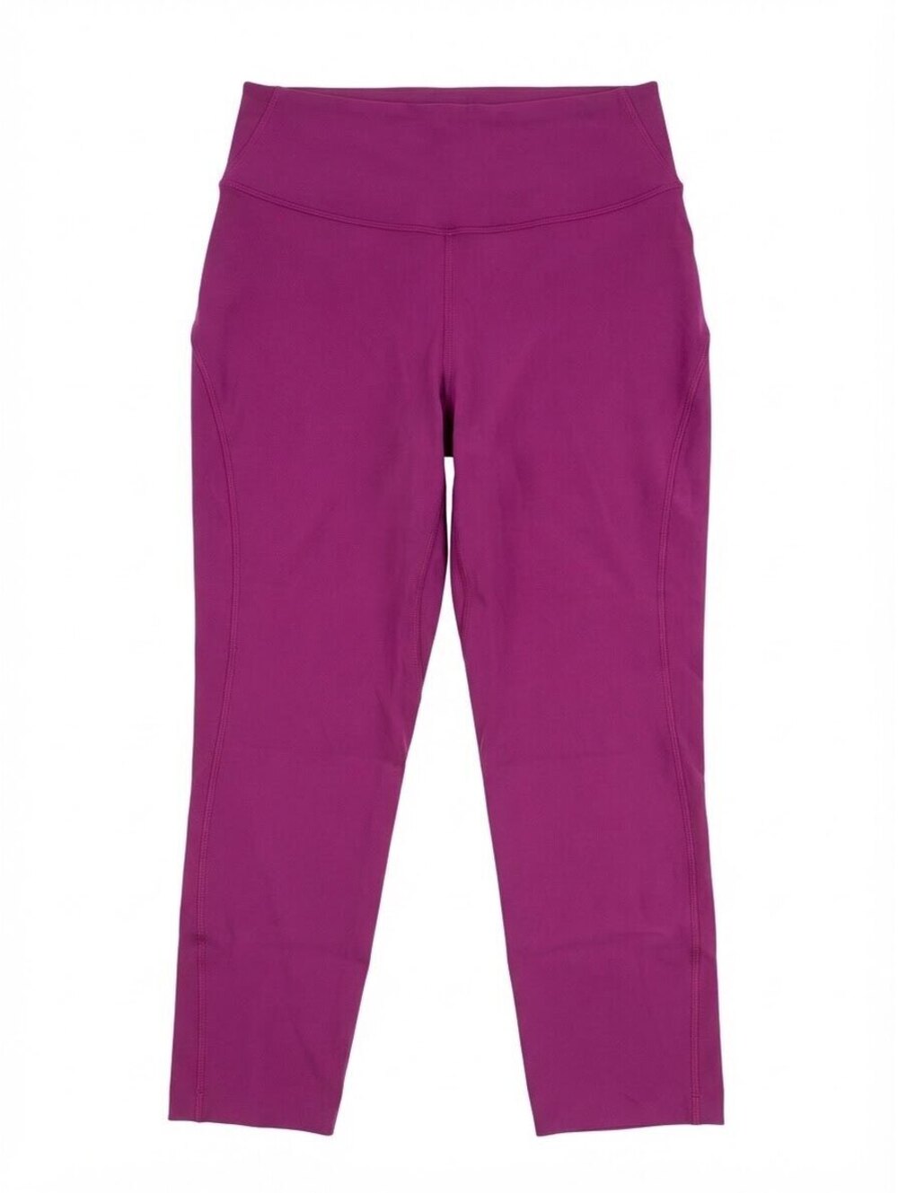 Lululemon Athletica Women's High-Rise Cropped Leggings Dark Magenta Size 14 NWOT